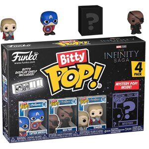 Funko Bitty POP! Marvel The Infinity Saga Mini Figure, Captain America